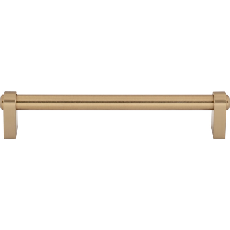 Lawrence 5 1/16" Center To Center Bar Pull, 6 5/16" Center To Center, Honey Bronze
