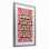 «Groovy Cool People Live Here», reproduction sous verre encadrée, design par Andreas Magnusson