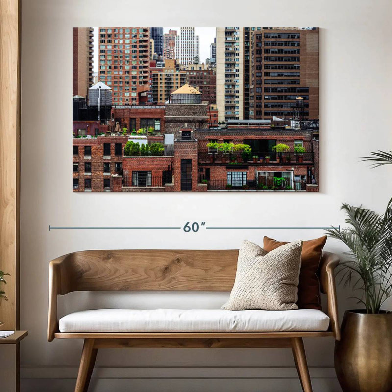 Lilie NYC Rooftop Garden, H 34 po x l 51 po
