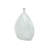 Pragathi Mother of Pearl Shell Handmade Large Mosaic Floral Decorative Light Blue Vase with Cream Underlay