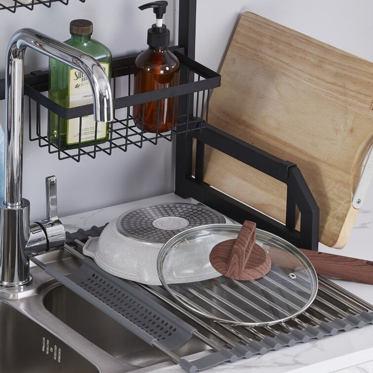 Steel Over The Sink Dish Rack TOOLKISS