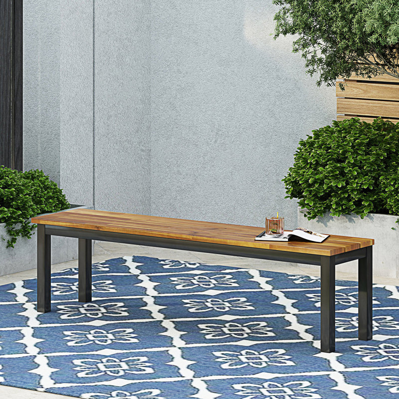 Banc de style moderne, banc d'extérieur