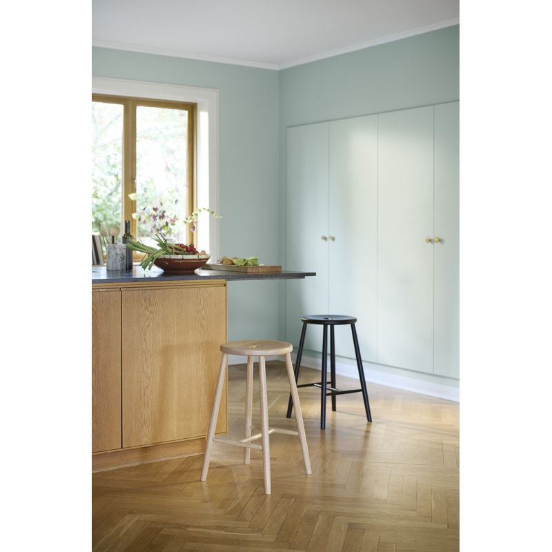 J27 by Børge Mogensen, Jet Black, Counter Stool (25.59" Seat Height)
