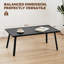 Steel Outdoor Patio Coffee Table, and Weather Resistant Rectangle Coffee Table