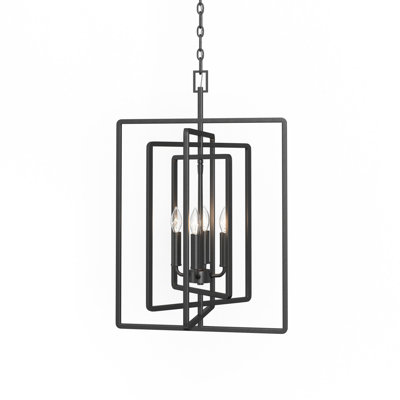 Lustres géométriques 4 lumières Aldren