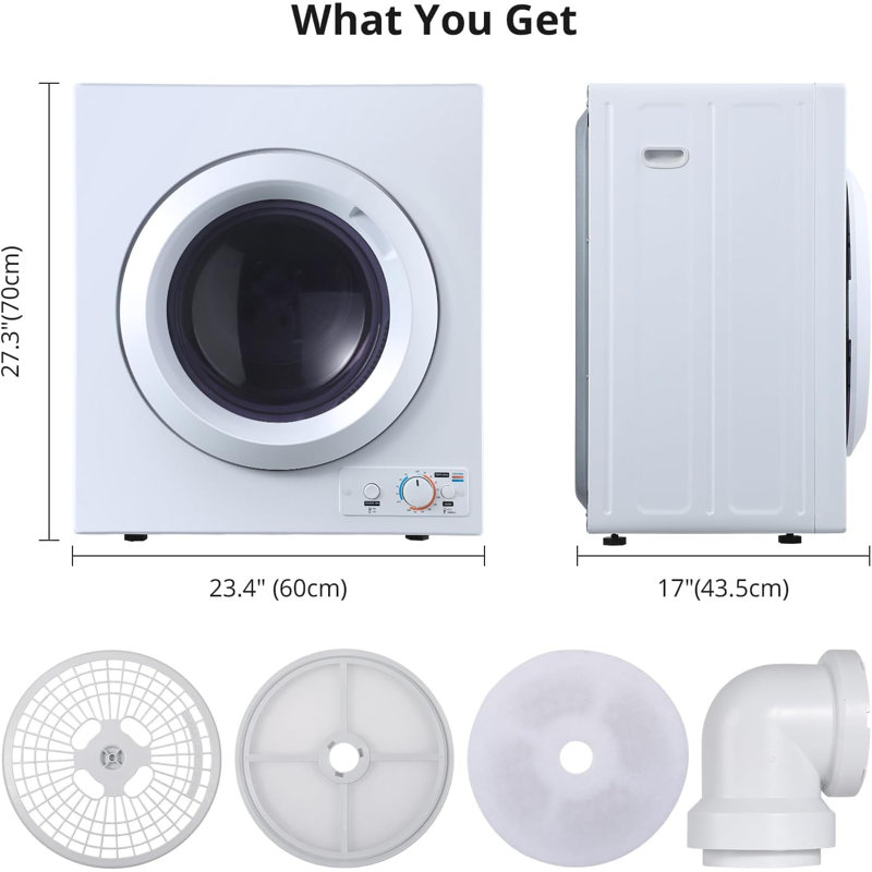 Yesurprise 54.9 cu. pi. Portable en blanc