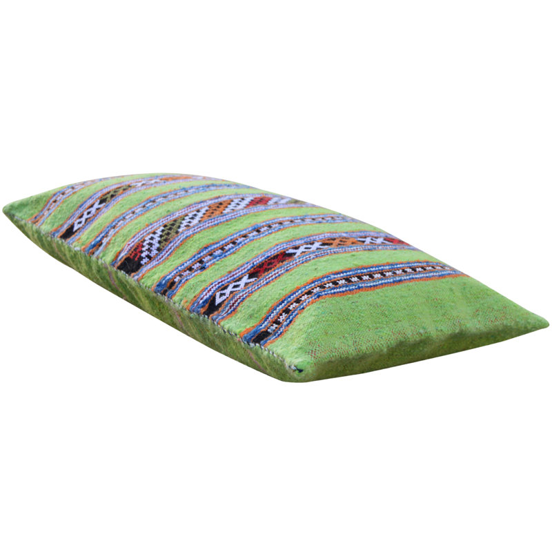 Lumbar Pillow Cover & Insert, Light Green, 17" H x 30" W, Polyester/Eco-Fill