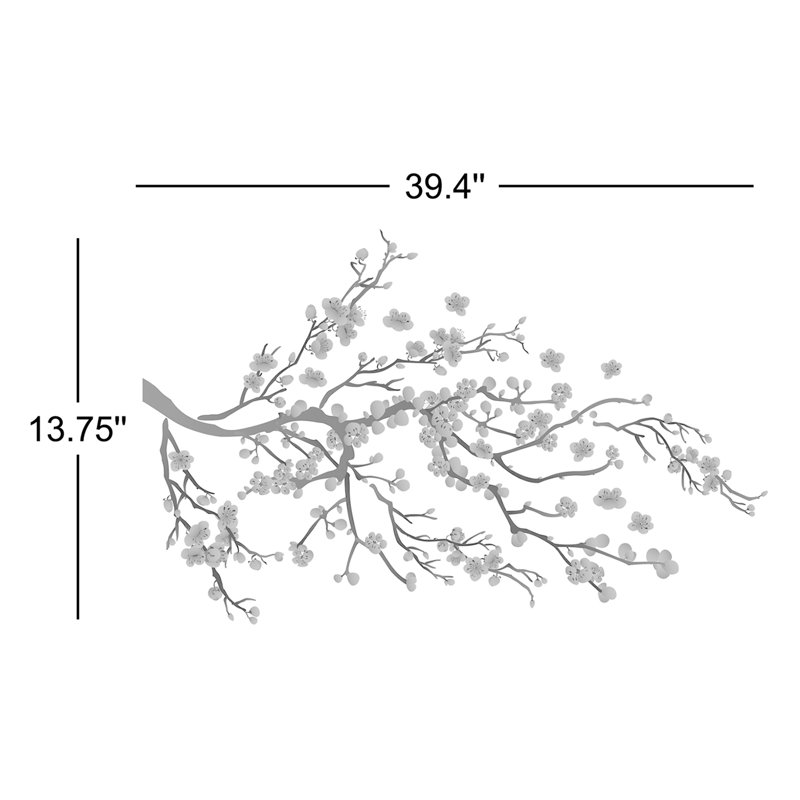 Plants & Flowers Non-Wall Damaging Wall Decal