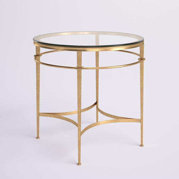 Etta Avenue™ Genevieve Glass End Table & Reviews | Wayfair