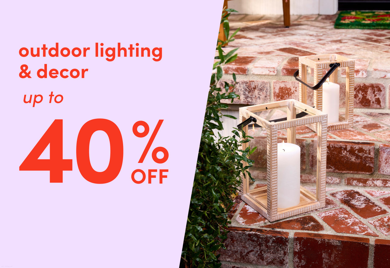 outdoor lighting & decor clearance