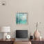 "Green Blue I" Shadowbox Print, art mural abstrait par Art Remedy-115132064-115132063