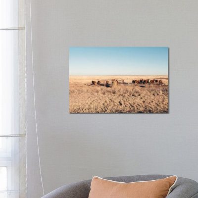 Stampede 1 Piece Wrapped Canvas Wall Art