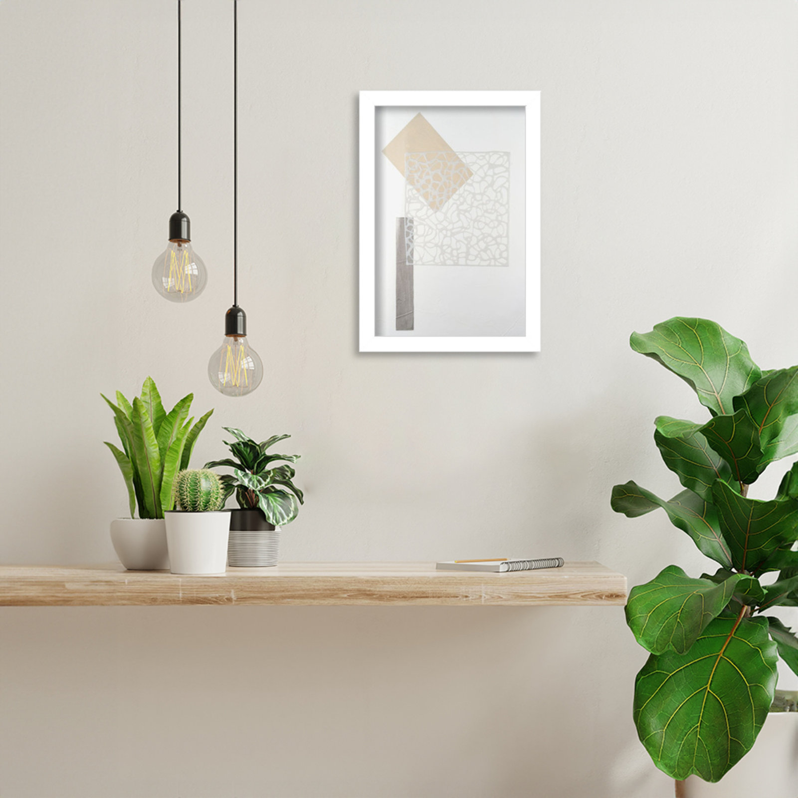 Nooks and Crannies No. 3 Print, 13" H x 9" W, White