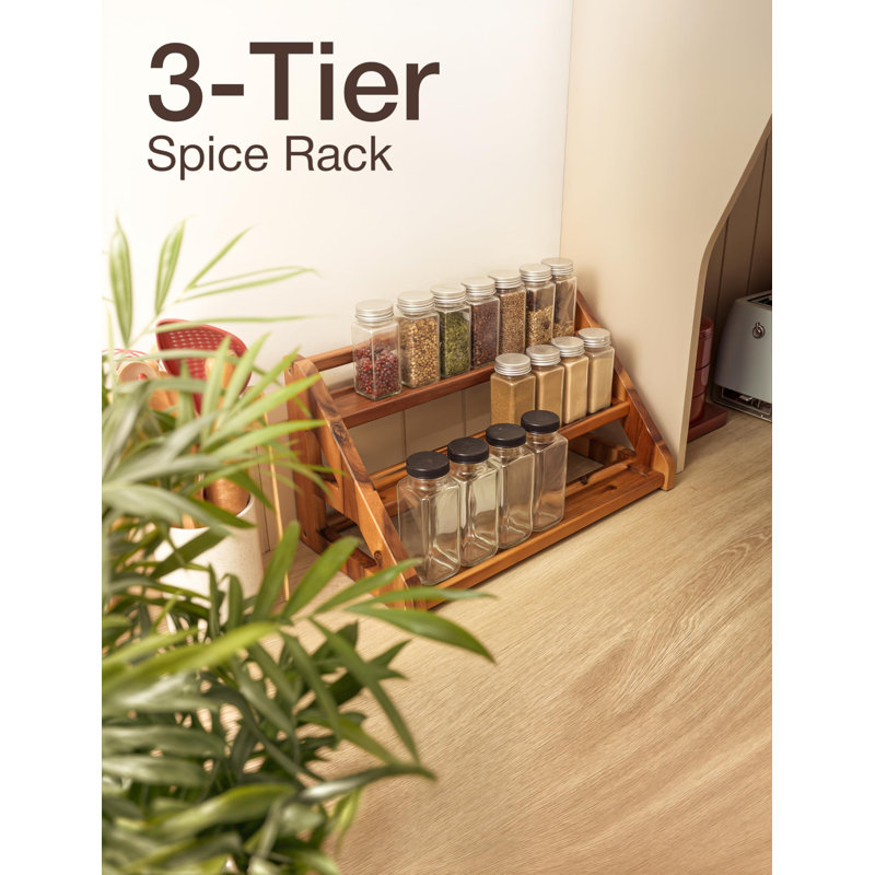 Spice Rack For Countertop, Acacia