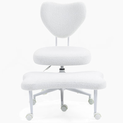 Chaise d'appoint rembourrée à hauteur réglable pour le bureau à domicile