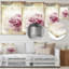 Pivoine rose dans un style rétro - impression sans cadre sur métal-269846961