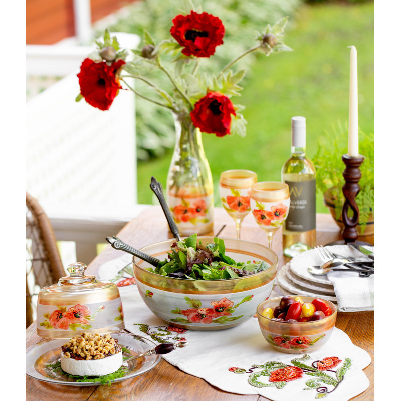 Bol 6 po Poppy Floral Irven