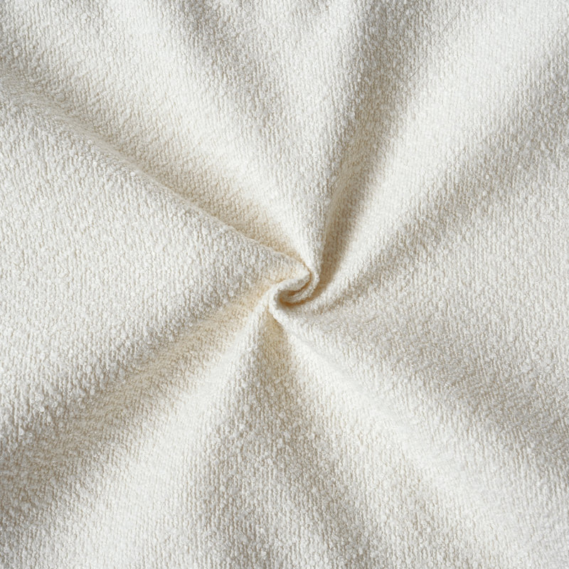 Upholstered Boucle Slipcovered Right-hand Flared Arm Sofa, Beige