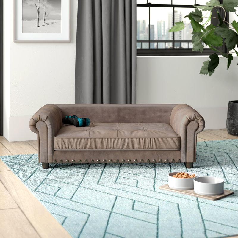 Polyester Pet Bed, Grey