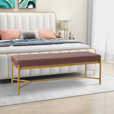 Long banc rembourré polyvalent pour divers espaces de vie