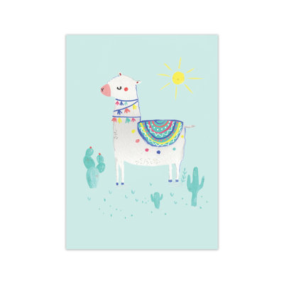 Sunshime Llama by Laura Irwin - Print