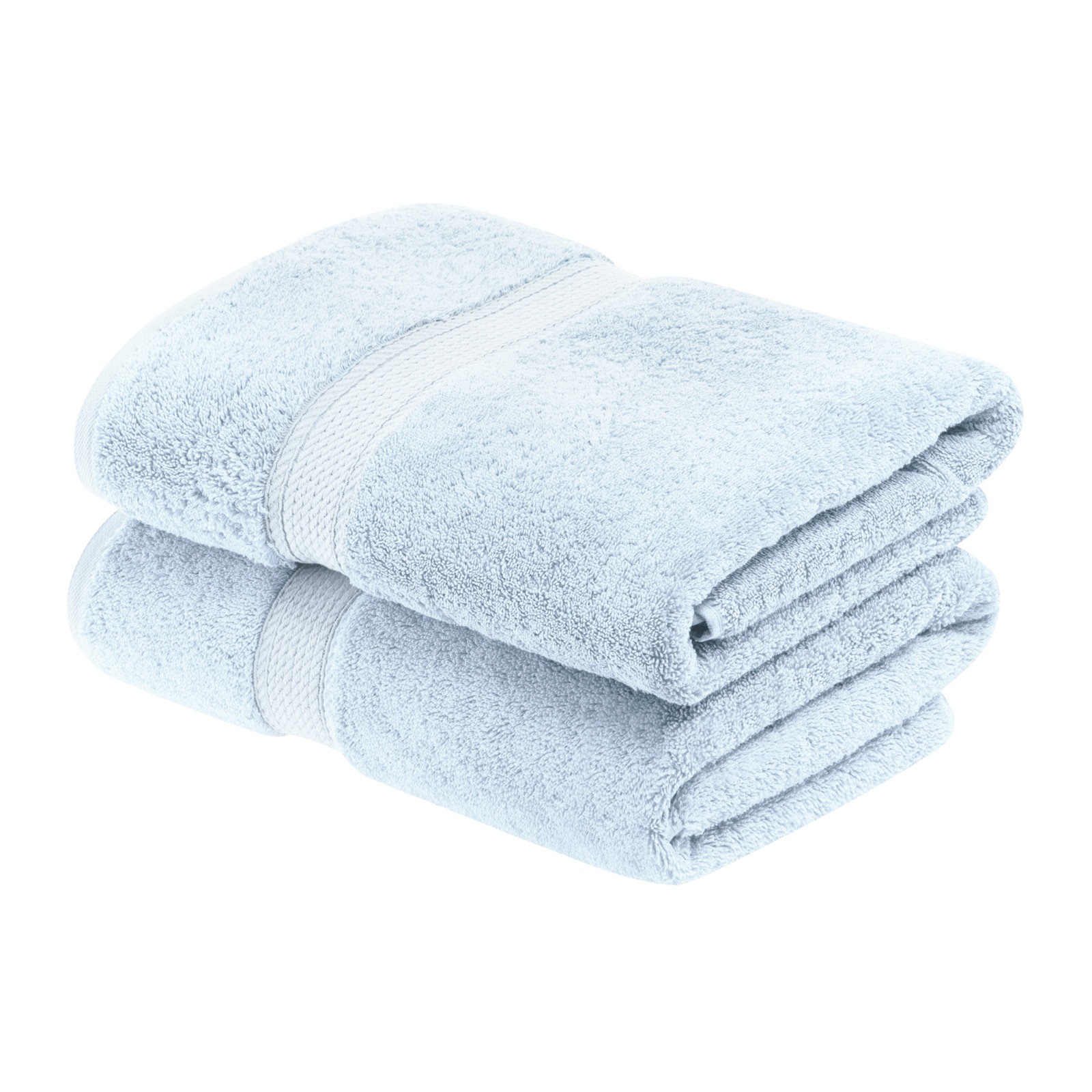 Rane Plush Cotton Bath Sheet, Pale Blue