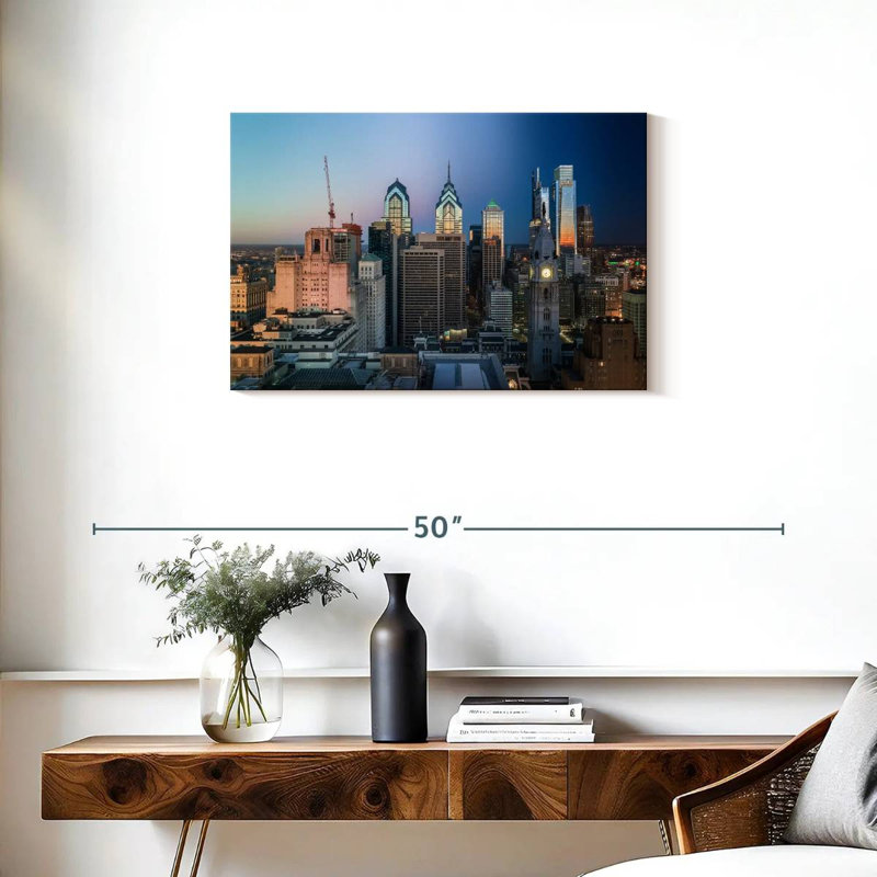 Ravi Philly Skyline, H 20 po x l 30 po