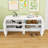 Wooden Console Table with Adjustable Shelves and Doors-1862753637