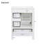 Meuble-lavabo moderne de 24 pouces avec lavabo en céramique, porte à fermeture douce, tablette de porte à double couche et 3 tiroirs-115672318