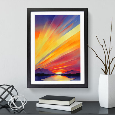XV1022-5362X Wondrous Sunrise - Single Picture Frame Print