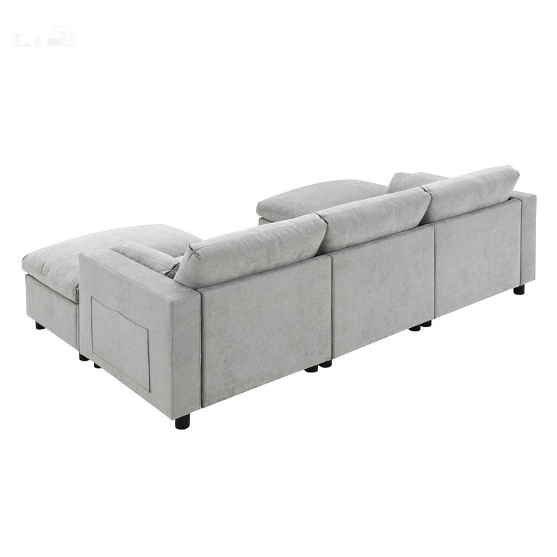 Canapé modulaire 86,5 po Chenille