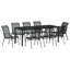 8 - Person Patio Dining Set Rectangular Table