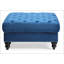 Repose-pieds confortable bleu marine traditionnel