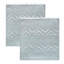 Ensemble de deux serviettes de bain en coton turc géométrique brun 54 po x 27 po-1317934401