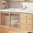 Japanese style simple bathroom cabinet