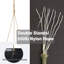 13 Inch 2 Pack Large Hanging Planters for Indoor Outdoor Plants