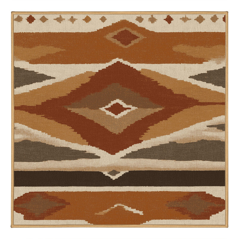 Copper Horizon Rug, Square 8'