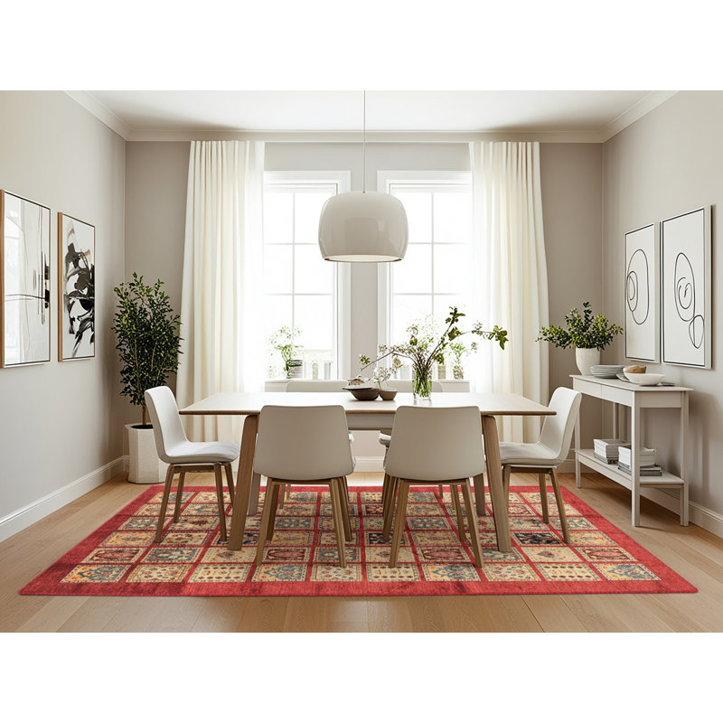 Tapis abstrait moderne 3729, Rectangle 7 pi x 10 pi