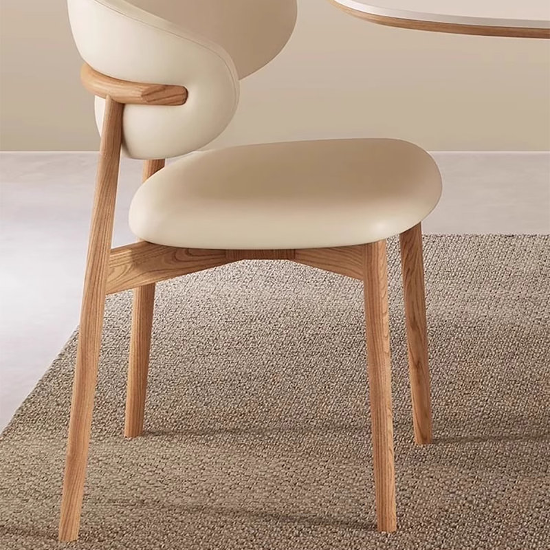 Table de salle à manger en marbre crème, H 29,5 po x L 59,1 po x l 31,5 po