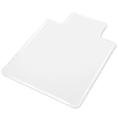 WorkOnIt 36 x 48 Office Desk Chair Floor Mat for Low Pile Carpet, Clear