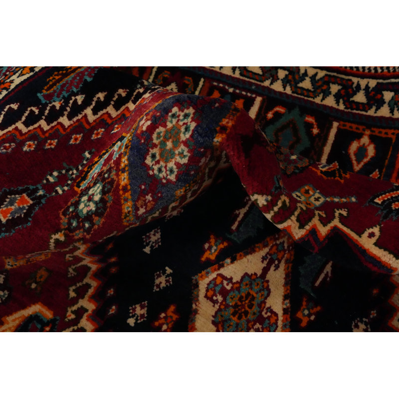 Tapis de zone en laine kashkoli 5 pi 5 po x 9 pi 8 po one-of-kind à la main noué la Ambrosius