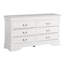 Commode Louis Phillipe G3190-D, blanc-94657365