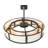Smythe 8 - Light Timeless Bronze Drum Pendant