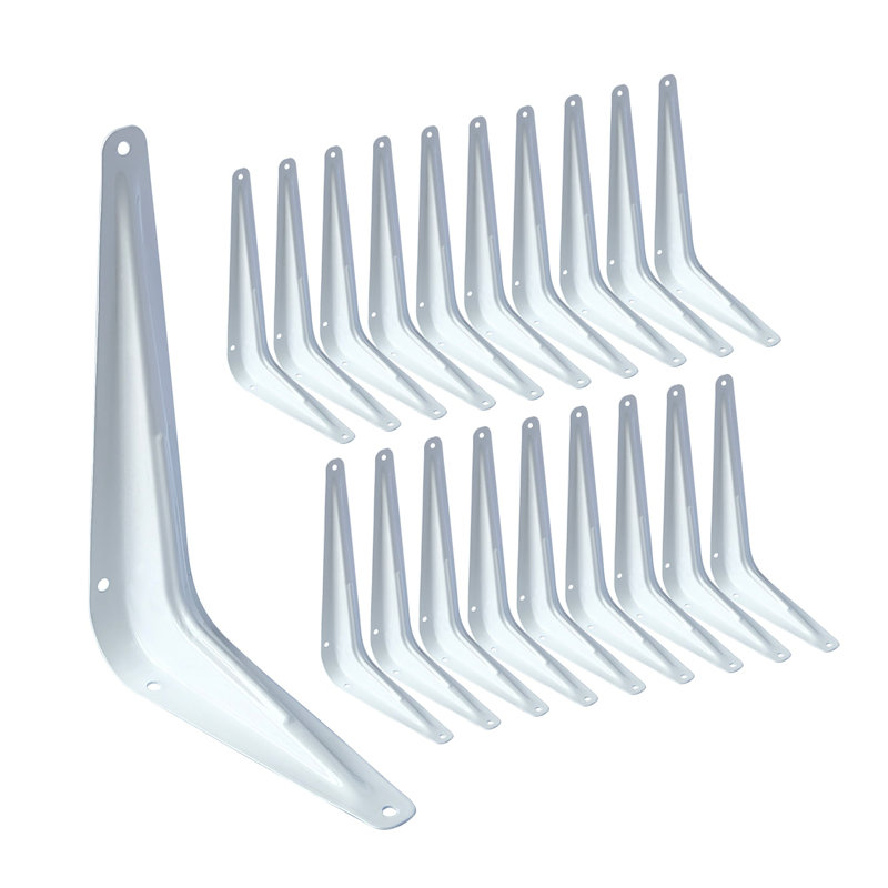 SUPPORT BLANC ET LOURD - 20PK, H 5 po x l 1,5 po x P 7 po