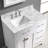 36"engineered Stone Single Bathroom Vanity Top With Sink