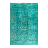 Overyed One-of-a-Kind Rectangle 6'9" X 9'10" Hand Knotted Area Rug