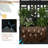24 X 9 X 44.5 In.Small-Space Iron Planter Box With Trellis