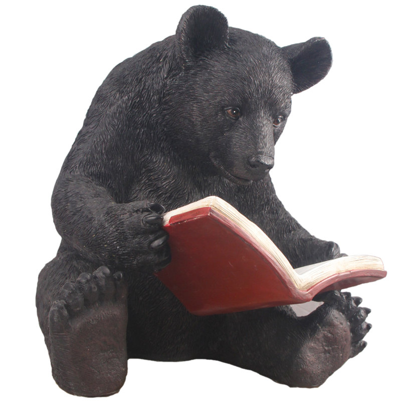 Ours lisant un livre