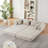 Modular Chenille Convertible Sofa Bed, DIY Customizable Design