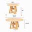 Table de salle à manger extensible avec piètement en croix et tablette de rangement-1690554386